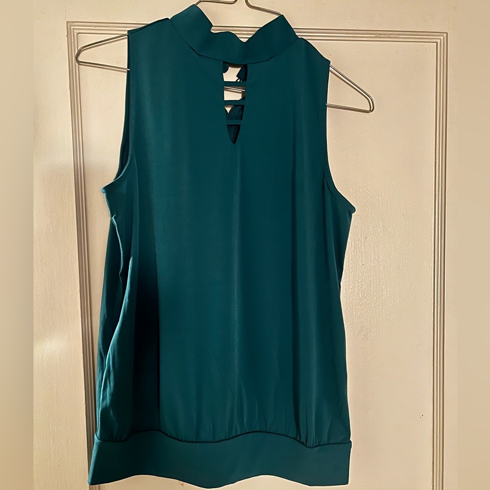 Teal Sheila Rose sleeveless tank